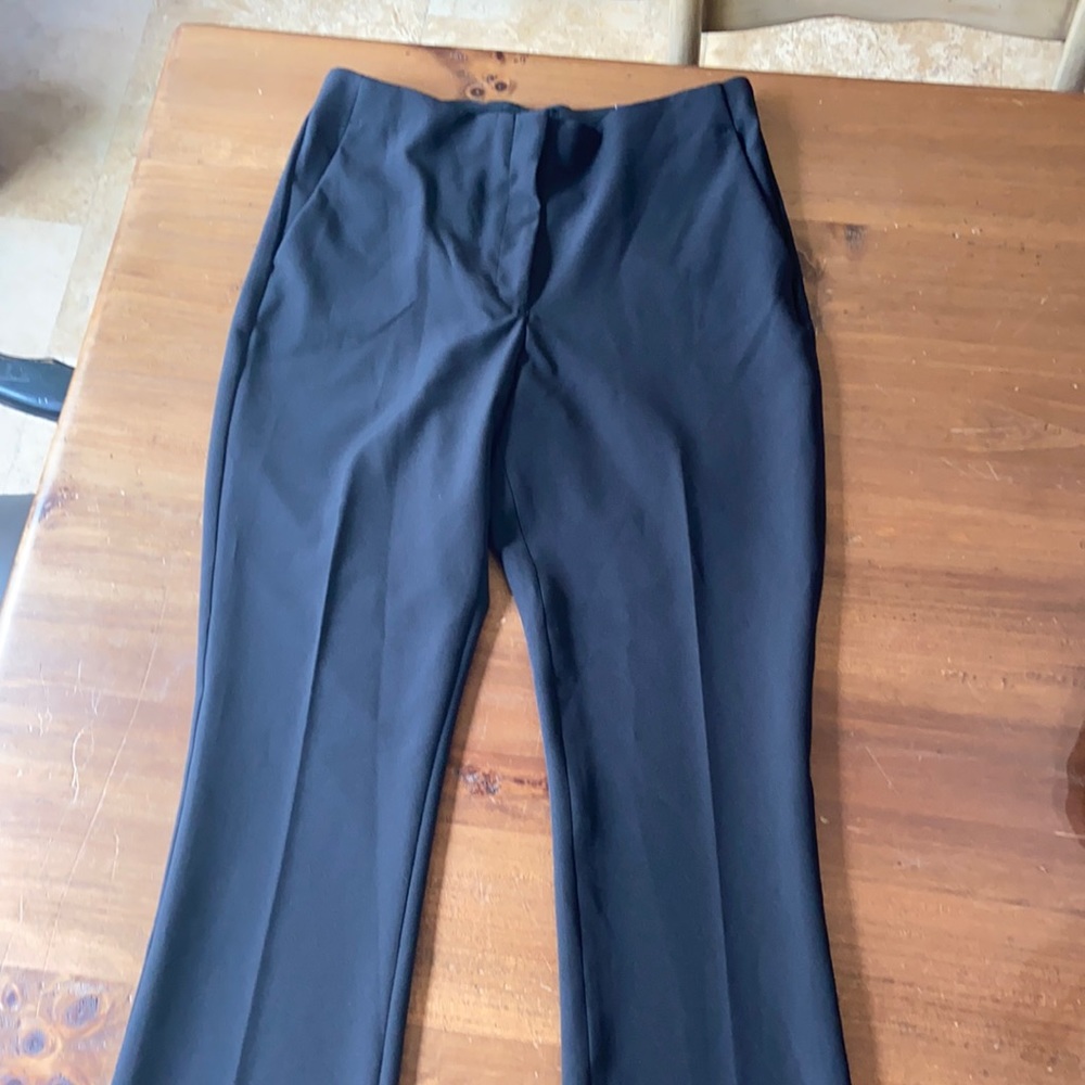 Boot high rise medium black dress pants